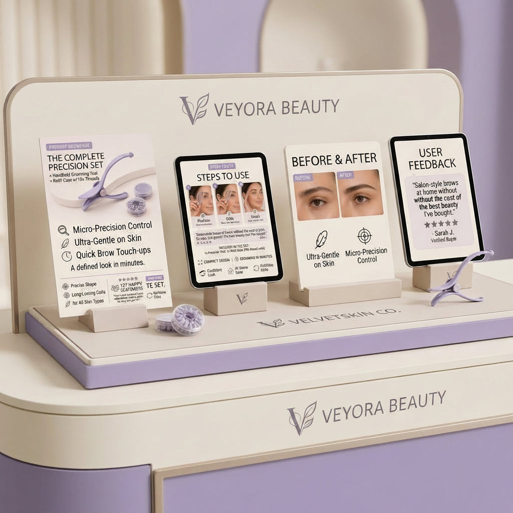 Precision Facial Hair & Brow Threading Tool Set