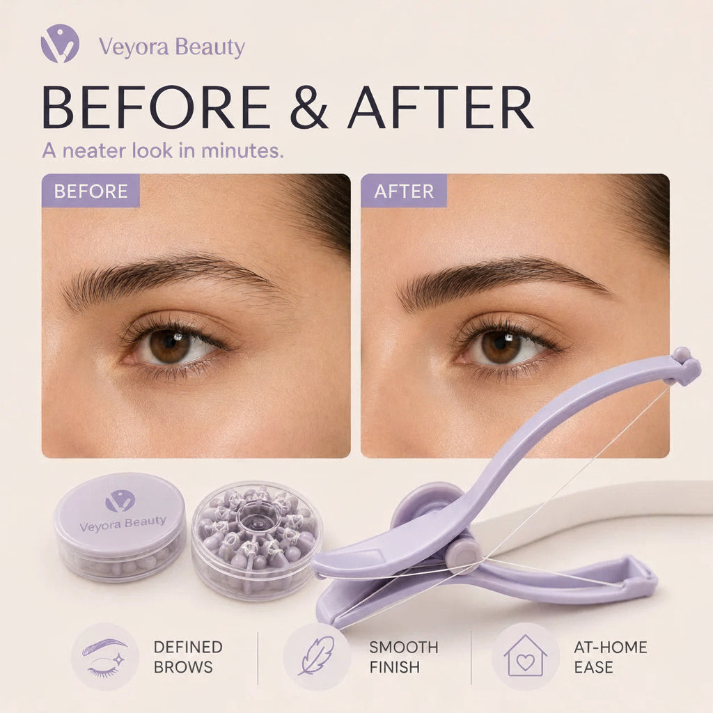 Precision Facial Hair & Brow Threading Tool Set
